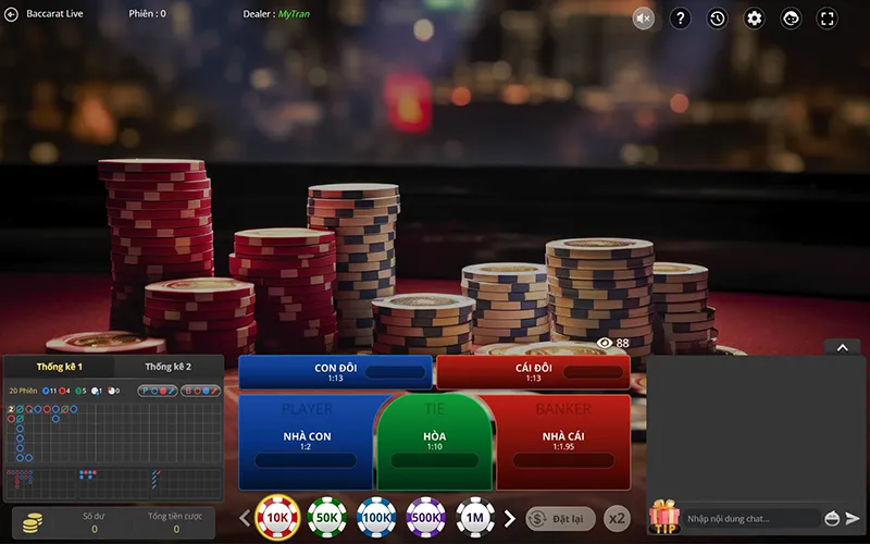 Dùng bảng cầu giúp người chơi Baccarat VUA99 theo dõi chuỗi bài hiệu quả