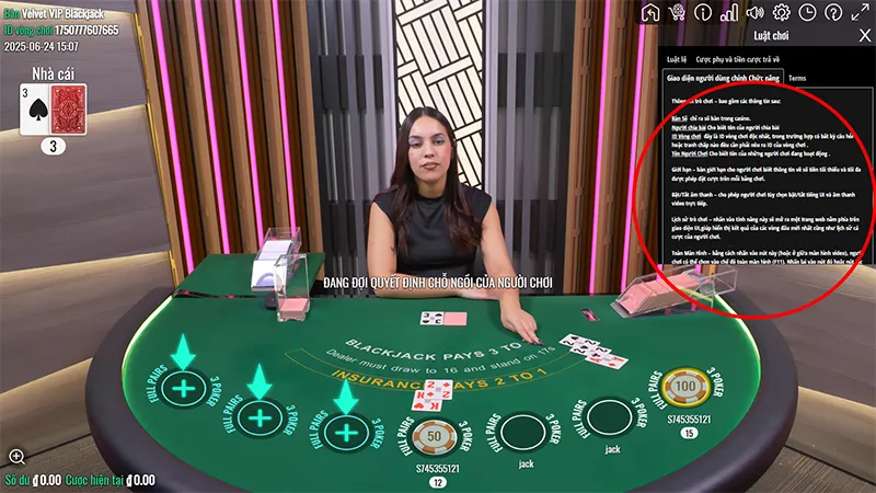 Áp dụng mẹo chơi VUA99 Casino cho từng trò