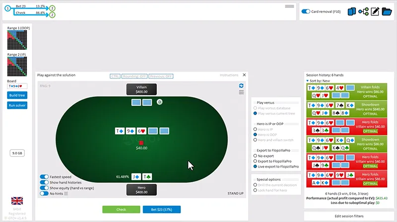 Phân tích bài bằng công cụ GTO giúp người chơi tránh sai lầm phổ biến